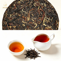 Thé noir compressé du Yunnan Bingdao, séché au soleil, 100g, thé noir chinois aromatique pour le thé de l'après-midi, idéal comme cadeau
