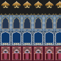 Rouleaux de tapis de mosquée islamique personnalisables Tapis De Priere mur à mur zone de scène d'église ensembles de tapis musulmans fabriqués à la machine