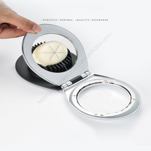 Vente en gros Syh263 Coupe-légumes 2-en-1 en acier inoxydable, Gadgets de cuisine, Outils de découpe manuels multifonctionnels pour fraises et cerises - Product Image 5