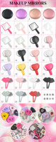 Miroir à main en gros, miroir de maquillage LED de qualité supérieure, miroir de maquillage portable avec lumière LED