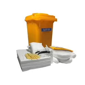 Cubo de basura Industrial personalizado, Kit de Control de derrames de aceite, 120/240L