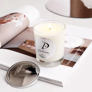 Décoration d'intérieur Bougie parfumée en cire de soja faite à la main dans un bocal en verre Longue durée de combustion Aromathérapie Luxe Respectueux de l'environnement Vacances Ramadan - Product Image 1