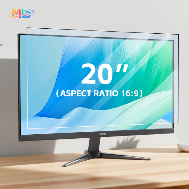 Screen Protector Film for 20-inch Computer Monitor, Anti-radiation, Anti-ultraviolet, Anti-blue Light Screen Protector Film