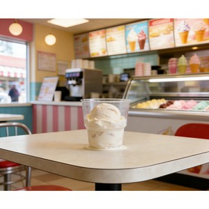 Crystal-<b>Clear</b> GPPS Disposable Ice Cream Cup Transparent <b>Plastic</b> Dessert <b>Container</b> for Gelato, Pudding, and Party Snacks - Product Image 2