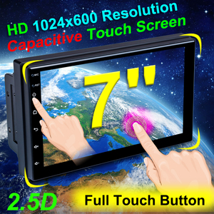 Autoradio Podofo 2 Din, Carplay, autoradio, stéréo de voiture, écran tactile HD 7'' 2.5D, autoradio BT USB FM avec micro - Product Image 3