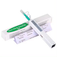 Stylo de nettoyage de fibres optiques One Click avec plus de 800 utilisations (2,5 mm FC/SC/ST)