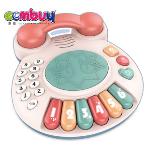 Téléphone Piano <span class=keywords><strong>Tambour</strong></span> Jouet Musical <span class=keywords><strong>Parlant</strong></span> Jouet Mobile en Plastique pour Bébé Jouet d'Apprentissage - Product Image 2