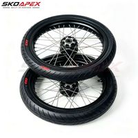 Kit de roues Talaria X3 Supermoto 17 pouces, pneus CST, jantes en aluminium Road-Fit pour accessoires de modification de vélos électriques