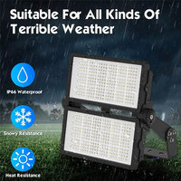 BBIER Portable 500W 1000W 1500W 2000W étanche IP66 projecteur extérieur projecteur stade projecteur LED lumière d'inondation
