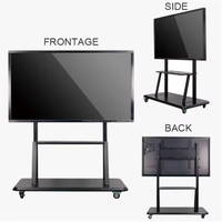 Écran plat interactif de 65 pouces, OEM ODM, logo personnalisé, tableau intelligent Android, vente en gros