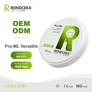 Rondcera Zirconia Block Versatile for <strong>Dental</strong> Lab Zirconia for Bridges High Quality <strong>Dental</strong> Zirconia Block for All Ceramic <strong>Crown</strong> - Product Image 2