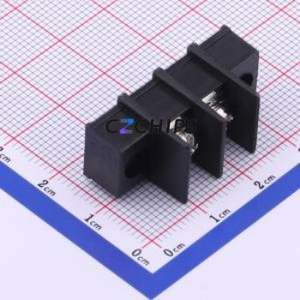 KF25SM-7.62-2P Barrier Terminal Block Through hole Component (THT),P=7.62mm Connector Two Sides 7.62mm 1x2P Straight Pin - Product Image 1