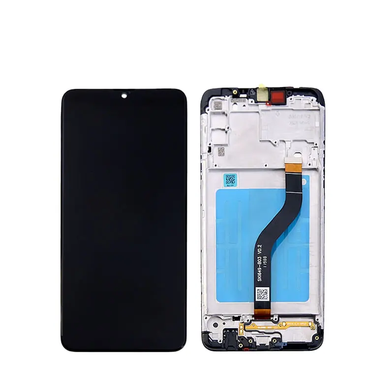 Üreticiler Wellreplacement Lcd Samsung için dijitalleştirici montajı Galaxy A20s A207f