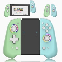 Volant de jeu OEM pour manettes Joy-Con avec moteur de vibration, bouton Turbo, sans fil BT, en matériau ABS - Compatible avec