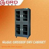 Armoire de laboratoire professionnelle GRD880L à humidité contrôlée 1%-10%/10%-20%/20-60% HR, armoire de stockage intelligente déshumidifiante