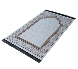 Tapis <span class=keywords><strong>de</strong></span> prière musulman avec sac Tissage musulman Sajadah Travel Macchinari Preghiera Polyester Abstract Square Adultes Lavable Low Pile - Product Image 1