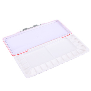 XinyiArt <span class=keywords><strong>Palette</strong></span> à aquarelle pliable hermétique à 18 puits avec couvercle, <span class=keywords><strong>palette</strong></span> à <span class=keywords><strong>gouache</strong></span>, plateau à peinture pliable pour artiste - Product Image 3