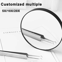 5x10x30x ensemble de vanité Portable grossissant multi-taille petit avec ventouse voyage rond détachable Compact Espejo miroir de maquillage