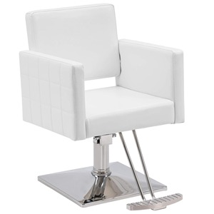 เก้าอี้ทำผมไฮดรอลิกสีชมพูสำหรับร้านเสริมสวยและสปา - Product Image 1