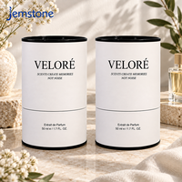 Boîte cylindrique en papier de luxe avec logo personnalisé pour parfum et huile essentielle, emballage en tube de papier kraft écologique