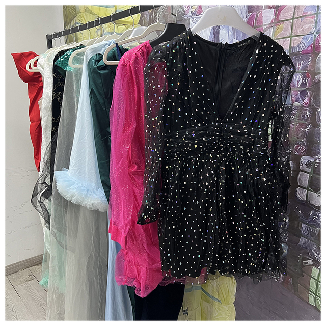 Brand New Bulk Quantity Mix Style GZ Rare Box Women's Evening Dress, Factory Inventory Best Price Long Gown Evening Dress