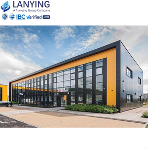 批发现代工业设计预制钢结构办公楼仓库工厂建筑轻型 - Product Image 3