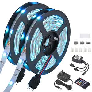 Ruban LED DB 12mm 5050 RGB découpable DC24V avec télécommande via application, éclairage intelligent intérieur/extérieur IP65, PCB noir - Product Image 5