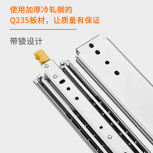 Rodamiento de bolas de 500 libras de alta resistencia, tobogán de cajón de acero, baño de 48 pulgadas, escalera de Hotel Exterior, almacén, sala de estar de Hospital - Product Image 5