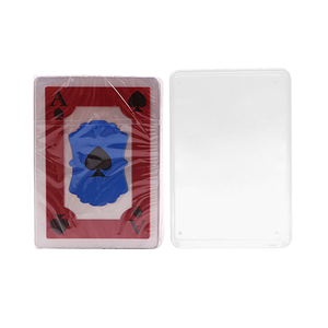 Trong suốt thẻ customsouvenir Quà Tặng PVC không thấm nước bền 54-Piece sòng bạc trong suốt thẻ Poker - Product Image 4