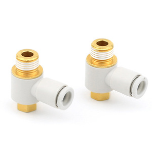 ข้อต่อท่อลมหายใจ DDE Dade Pneumatics รุ่น KQ2V04 M5S  ข้อต่อพลาสติกทองเหลือง อะไหล่ระบบนิวเมติก - Product Image 2