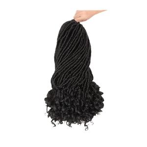 ผมถักเปียถักเปียแบบแอฟริกันตรงถักเปีย12นิ้วผ้าใยสังเคราะห์ทนความร้อนสูง - Product Image 4