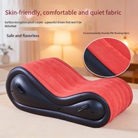 Canapés gonflables pour adultes, chaises pour couples, accessoires SM pour jeux érotiques, en PVC écologique, rouge, en stock, vente en gros