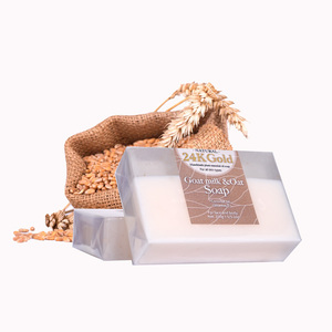 Jabón Orgánico <span class=keywords><strong>Artesanal</strong></span> de Leche de Cabra Natural y <span class=keywords><strong>Avena</strong></span>, Blanqueador, Iluminador e Hidratante con Vitamina E y Aceite de Coco para Hombres, 5.2 oz, 1 Barra - Product Image 1