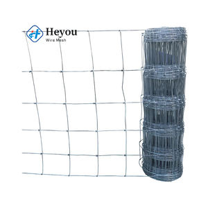 גדר שדה חווה 2.5 מ "מ מרובע עיצוב קשר מרובעים הגדר פלדה מגולוון עבור מרעה ושדות חקלאיות - Product Image 4