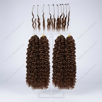 Tresses au crochet style bohème, cheveux au crochet invisibles, nœuds miracle, extensions de cheveux humains au crochet bruts non traités