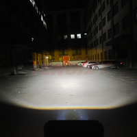 Phare LED Super Lumineux 5,45 Pouces à Lentille Bleue, Faisceau Haut et Bas, pour Voiture, SUV, Véhicule Tout-Terrain, Moto, VTT, UTV, Bus 9-72V