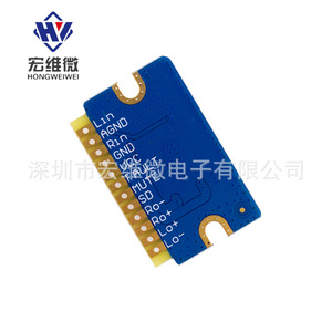 Carte d'amplificateur numérique micro classe D Hongwei 20W 12V-24V, mini module amplificateur audio - Product Image 3