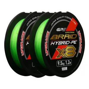 High Quality 100/150/200m Durable PE Braid 8 Strands Fishing Line Super Strong