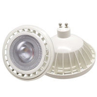 Projecteur intelligent RGB 12W COB AR111 IP65 étanche WIFI APP dimmable AC85-265V pour hôtel commercial, exposition, éclairage ponctuel