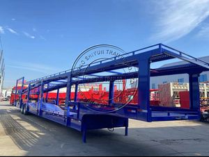 Remolque de Transporte de Automóviles de Fábrica China, <span class=keywords><strong>Remolques</strong></span> de Acero, <span class=keywords><strong>Remolques</strong></span> Eficientes de <span class=keywords><strong>2</strong></span> <span class=keywords><strong>Ejes</strong></span> y Doble Plataforma <span class=keywords><strong>para</strong></span> Transporte de Vehículos, 8 Asientos - Product Image 5