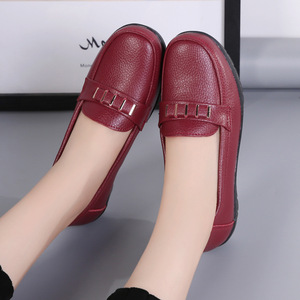Nouvelles Chaussures <span class=keywords><strong>Femme</strong></span> Tendance à Enfiler <span class=keywords><strong>pour</strong></span> Mères d'Âge Moyen, Type Mocassins, à Semelle Souple et Compensée, Idéales <span class=keywords><strong>pour</strong></span> Infirmières, Tailles Plus - Product Image 6