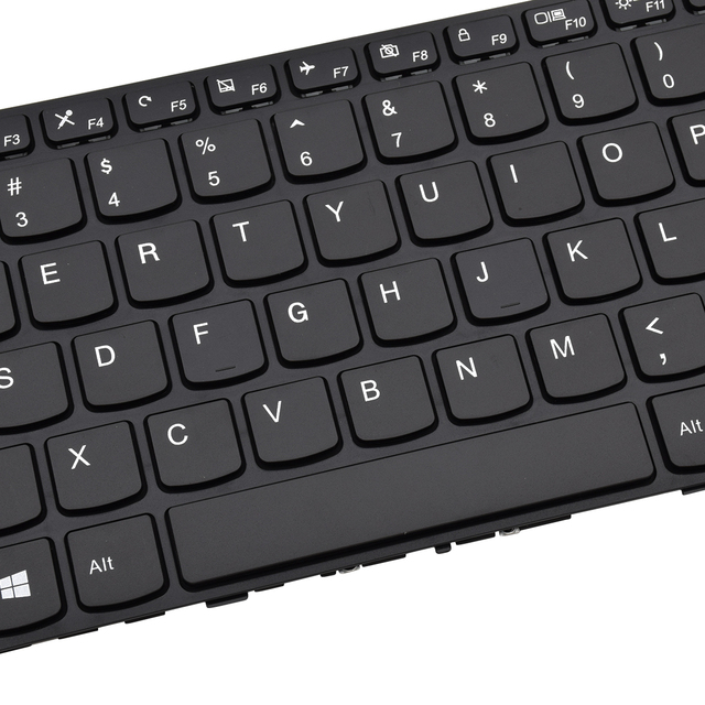 US Black with Frame Keyboard for Lenovo Ideapad 110-15isk 110-15ikb V110-17IKB V110-17ISK 110-17ACL 110-17IKB 110-17ISK