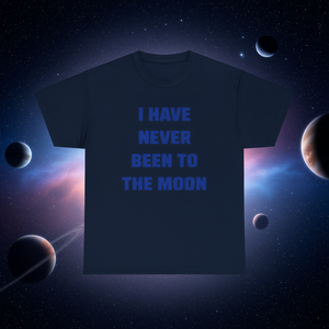 Maglietta “Non ho mai visto la Luna” – Regalo spaziale divertente, ironico e sarcastico - Product Image 3