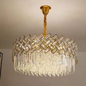 Nouveau lustre <span class=keywords><strong>en</strong></span> <span class=keywords><strong>cristal</strong></span> LED de style nordique post-moderne de haute qualité, luminaires de luxe pour la maison, le bureau, la salle à manger, la chambre à coucher, le salon - Product Image 6