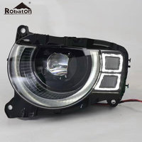 Phares LED Robaton Round Angel Eyes pour Land Rover Defender L663 90 110 130 2020-2026 – Amélioration des phares Halo Plug and Play