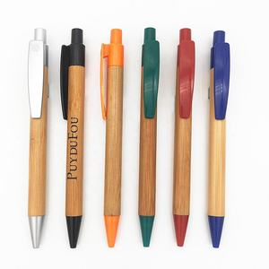 Benutzer definierte LOGO gedruckt recycelte Öko-Stift Geschenk Promotion freundliche Bambus Kugelschreiber <span class=keywords><strong>Promo</strong></span> - Product Image 6