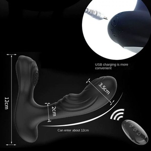 Vibrierender Analplug Prostatamassagegerät für Männer und Frauen Erwachsenen-Gesundheitspflege-Spielzeug - Product Image 3