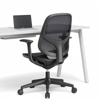 Chaise de bureau ergonomique moderne et confortable en maille intégrale, réglable en hauteur, pour ordinateur