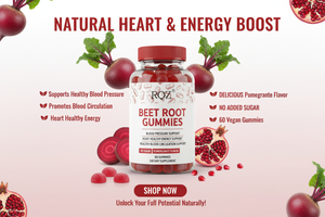 סוכריות גומי חזקות במיוחד עם תמצית סלק 1500 מ\\\"ג - תוסף תחמוצת חנקן לבריאות הלב והגברת האנרגיה (OEM/ODM) |   טבעוני 60 יחידות - Product Image 4