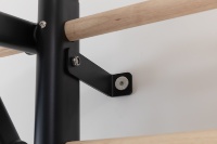 Barre de traction, Mur d'escalade gymnastique, Échelle suédoise de suspension pour salle de sport à domicile, Barre en bois